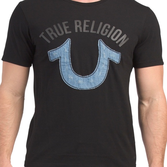 True Religion Denim Appliqué Tee - Picture 2 of 2
